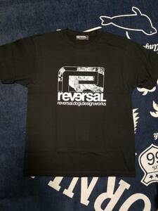 【reversal】リバーサル　ロゴ　Ｔシャツ　Ｓ　黒