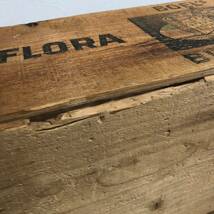ビンテージ　チーズボックス　ウッド　木製　FLORA DANICA　インテリア　雑貨　箱　収納　アンティーク　220131_画像10
