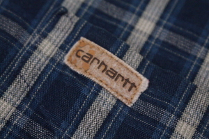 VintageOriginal 90's Carhartt チェックシャツ 表記M(実寸L相当) USA製 ヴィンテージ古着 カーハート ストリート ボタンダウン