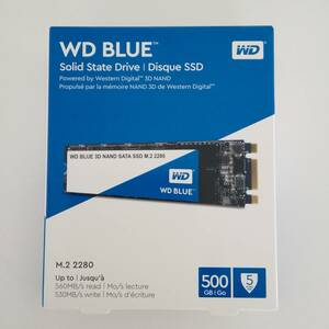 Western Digital WDS500G2B0B [500GB/SSD] WD Blue SATA M.2 2280 64層3D NAND