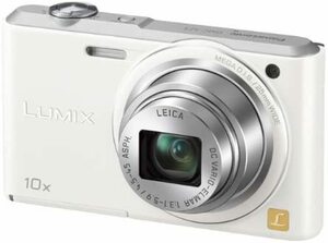 パナソニック デジタルカメラ ルミックス SZ3 光学10倍 ホワイト DMC-SZ3-W(中古品)