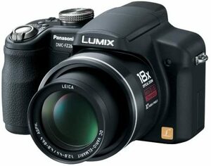 パナソニック デジタルカメラ LUMIX (ルミックス) FZ28 ブラック DMC-FZ28-(中古品)