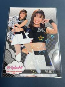 BBM21 YUKI 友貴 ホロ箔 M☆Splash!! チアリーダー舞 千葉ロッテマリーンズ