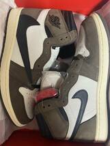 新品 国内正規品 NIKE ナイキ AIR JORDAN1 HIGH OG TS SP Travis Scott トラヴィススコット エアジョーダン CD4487-100 US10 28cm_画像3