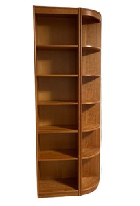  Denmark made slim . book shelf bookshelf bookcase & corner shelf cheeks material Northern Europe furniture Vintage corner rack 