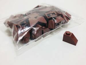 【新品未使用】レゴ　LEGO　スロープ　2x1 ブラウン　茶　50個