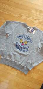 送料込★東洋　BuzzRickson′s バズリクソンズ BR68896 SET-IN CREW　NECK　SWEAT SHIRT トレーナー　U.S.A.FGEIGER FIELD グレー XL