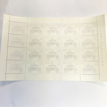 qos.33-074 天皇陛下御在位50年記念 50円×20枚 切手シート1枚_画像4