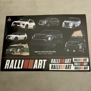  Mitsubishi автомобиль Ralliart стикер сиденье Tokyo авто салон 2022