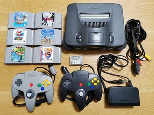【即ゲーム可・動作確認済み】Nintendo64 本体+ソフト6本セット
