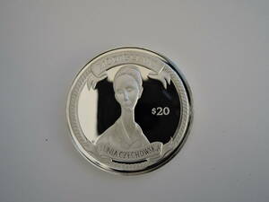 ヴァージン諸島　2000年　20ドル硬貨（モディリアーニ）名画シリーズ？