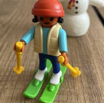 プレイモービル スキー少女と雪だるま　playmobil _画像3