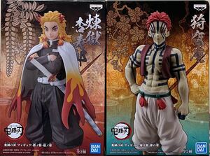 鬼滅の刃 フィギュア 絆ノ装-拾ノ型-煉獄杏寿郎 鬼ノ装-肆ノ型-猗窩座 通常カラー2点セット 最終値下げ 6000→5300円