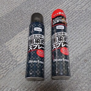 ビューティーン 黒染めスプレー 80g 新品1本+中古1本