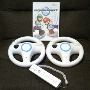 Nintendo Wii WiiU用 マリオカート ハンドル リモコン セット