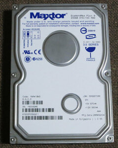 【マックストア/Maxtor】 6Y200P0 3.5インチ 200GB UltraATA133 7200rpm 8MBキャッシュ ジャンク品