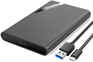 ORICO 2.5インチ HDDケース USB-C ハードディスクケース USB3.1 Type-C SSDケース SATA3.0 ドライブケース UASP対応 5Gbps高速 9.5mm/7mm