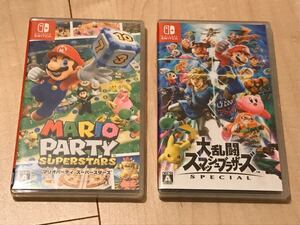 ☆Switch☆マリオパーティ スーパースターズ&大乱闘スマッシュブラザーズ SPECIAL☆新品☆