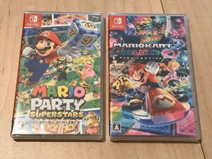 ☆Switch☆マリオパーティ スーパースターズ&マリオカート8 デラックス☆新品☆