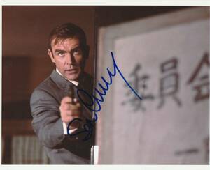 ショーン・コネリー（Sean Connery）イギリス人映画男優・舞台俳優・モデル　直筆サイン入りカラー写真（大きさは約25cmX20cm）②