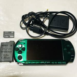 ■即決■ PSP-3000 本体 純正バッテリーパック・メモリースティック2GBセット 充電器付き *送料無料*