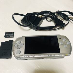 ■即決■ PSP-3000 本体 純正バッテリーパック・メモリースティック2GBセット 充電器付 *送料無料*