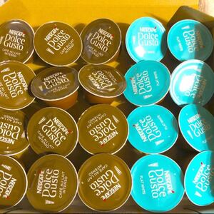 ネスカフェドルチェグスト フラットホワイト8カプセル & 裏技でカフェオレ12カプセル