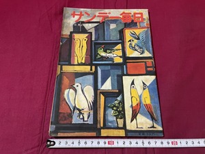 ｊ▲△　サンデー毎日　昭和29年6月20日号　やみくも国会を診断する　乱闘以後十日間のうらおもて　毎日新聞社　週刊誌　雑誌/C35