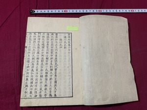 ｓ▲△　木版　日本外史　巻二十一　徳川氏正記　発行年不明　和本　古書　和綴じ　紐閉じ　　/　F64