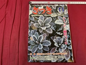 ｓ●○　昭和レトロ　さつき 研究　1979年11月号　ラファイアを用いた樹形づくり　月刊さつき研究社　昭和54年　　　/　B84