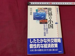 ｓ●○　初版　世界の小国　ミニ国家生き残り戦略　田中義晧　講談社選書メチェ　平成19年　当時物　コレクション　/C15