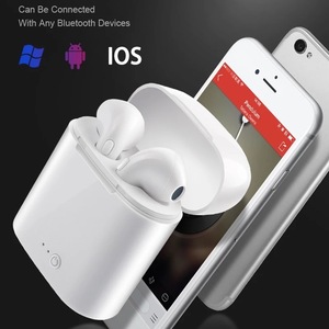 おすすめ ワイヤレス イヤホン Bluetooth i7s　白 ヘッドセット ブルートゥースイヤホン iPhone スマホ 充電ケース TWS