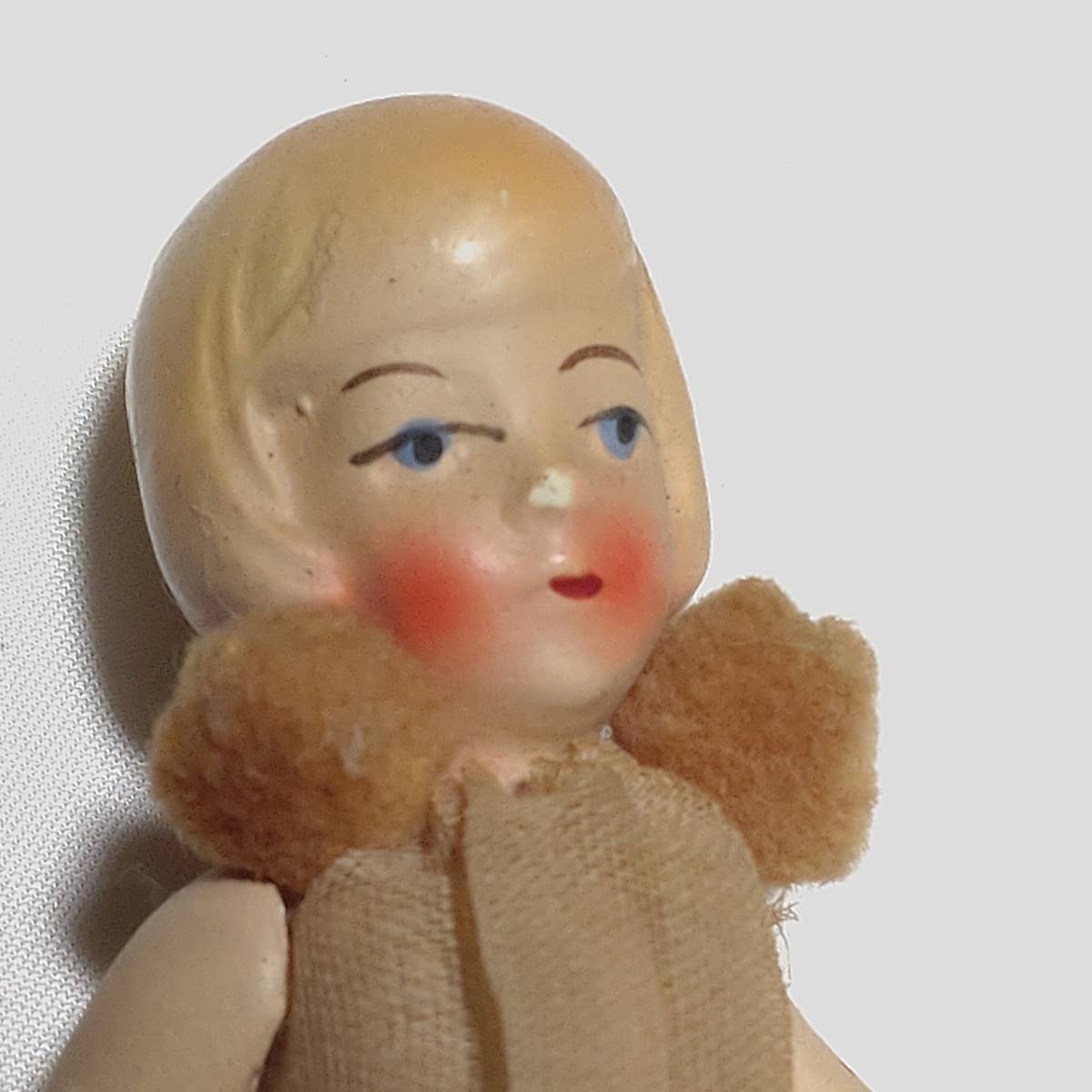 古い人形 焼き物 陶器 女性 全長約㎝ レトロ アンティ―ク 古物