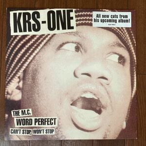 KRS-ONE / THE M.C. WORD PERFECT CAN'T STOP, WON'T STOP 12インチ レコード