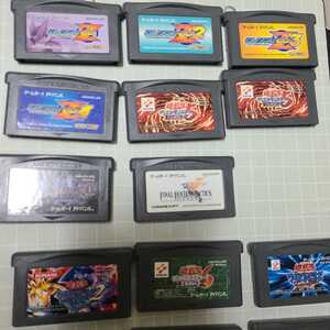 ゲームボーイアドバンスソフト 遊戯王 ロックマンゼロ FFタクティクス 17個セット 当時物