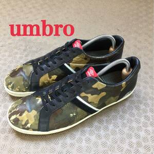 ★【 umbro 】★ レザー カモフラ スニーカー ★サイズ26.5