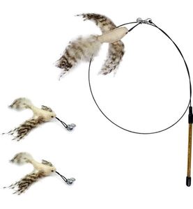 ワイヤー猫じゃらし鳥