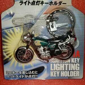 ♭YAMAHA　ヤマハ　イグニッションキーライト点灯キーホルダー　【SR】BANPRESTO　2002年 非売品　バイク