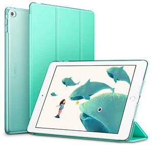 【送料無料】ESR iPad Air2 ケース 軽量 薄型 オートスリープ スタンド機能 半透明ー 傷つけ防止 三つ折タイプ iPad Air2専用