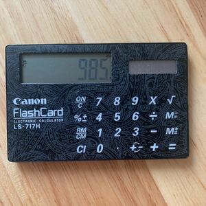 canon Flash Card Canon 電卓 Flash Card