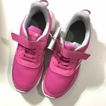 H01047 22.5 cm adidas アディダス キッズ　kids スニーカーTENSAUR RUN ピンク新品 未使用 正規品_画像2