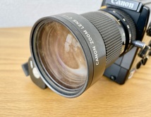 CANON　キャノン　1014XL-S　ZOOM LENS C-8 6.5-65mm 1:1.4 MACRO フィルムカメラ　通電確認　動作未確認　外付けマイク付き　ジャンク_画像7