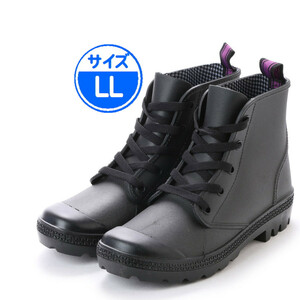 [ new goods unused ] rain shoes is ikatto black LL 16042