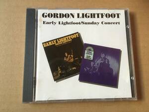 ゴードン・ライトフット/Gordon Lightfoot●輸入盤「Early Lightfoot / Sunday Concert」BGO Records