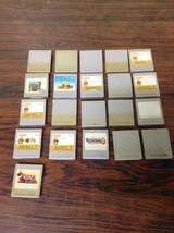 Official Genuine Nintendo GameCube Memory 59blocks 21cards working 任天堂 ゲームキューブ メモリーカード 59 21個 動作品有 K626_画像1