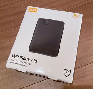 新品未使用 Western Digital 5TB ポータブル HDD USB 3.0 Western Digital