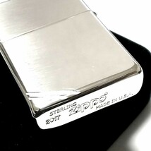 ZIPPO 純銀 スターリングシルバー 1937レプリカ ジッポ ライター フラットトップモデル ミラー仕上げ かっこいい 鏡面 メンズ 銀無垢_画像4