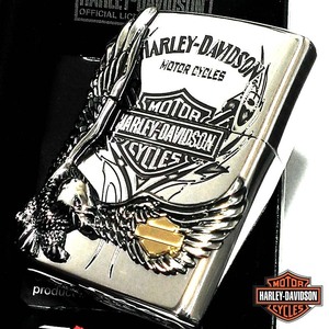 ZIPPO ライター ハーレーダビッドソン ジッポ 銀燻し イーグルメタル シルバー 国内限定モデル かっこいい 鷲 おしゃれ メンズ ギフト