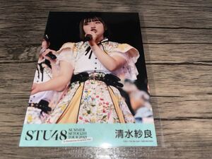 STU48 SUMMER SETOUCHI TOUR 2021 打ち上げ祭 昇格への道 DVD 封入 生写真 清水紗良