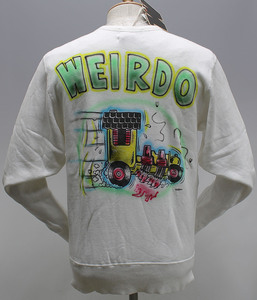 WEIRDO ウィアード エアブラシ クルーネックスウェット ZOWEIRDOS (F) 新品未使用 WRD-16-AW-23 size M / ハンドペイント